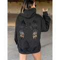Amazon Cross-Border American Trendy Brand Hooded Pullover Sweatshirt for Women Spring and Autumn New Loose National Trendy Brand Versatile Top