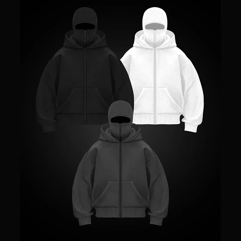 RedlineWall – Bluza z Kapturem i Maską