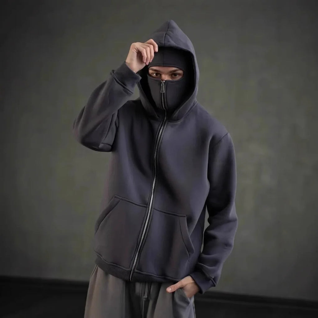 RedlineWall Balaclava Hoodie – Bluza z Kapturem i Maską
