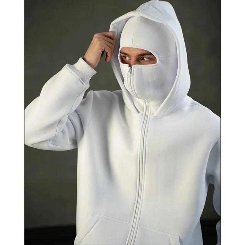 RedlineWall Balaclava Hoodie – Bluza z Kapturem i Maską