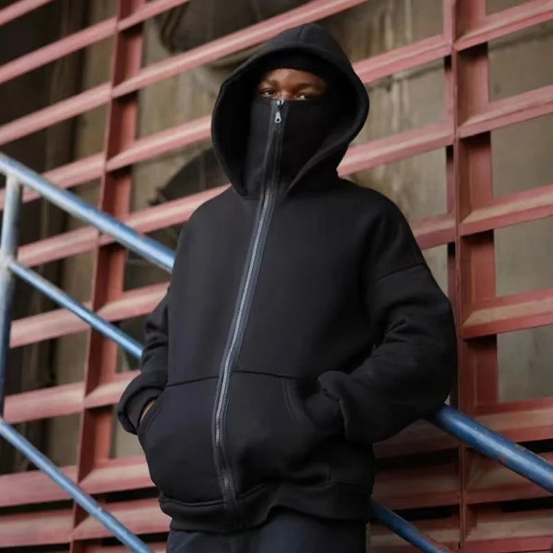 RedlineWall – Bluza z Kapturem i Maską