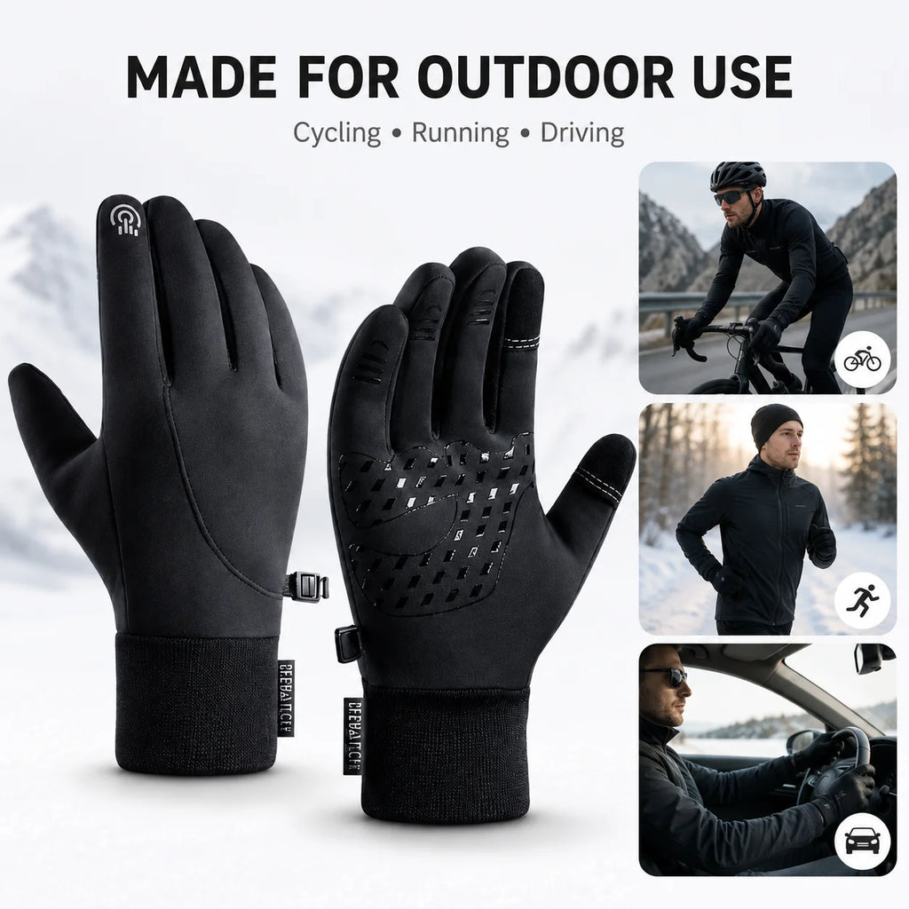 **RedlineWall™ Thermal Grip Gloves – Rękawiczki Termiczne Touchscreen**