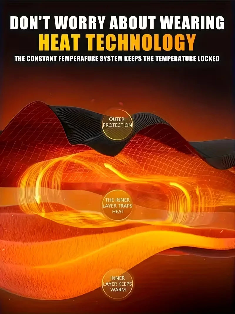 RedlineWall HeatCore™ – Podgrzewana Bluza Męska z Kapturem | 3 Poziomy Grzania
