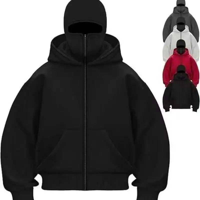 RedlineWall – Bluza z Kapturem i Maską