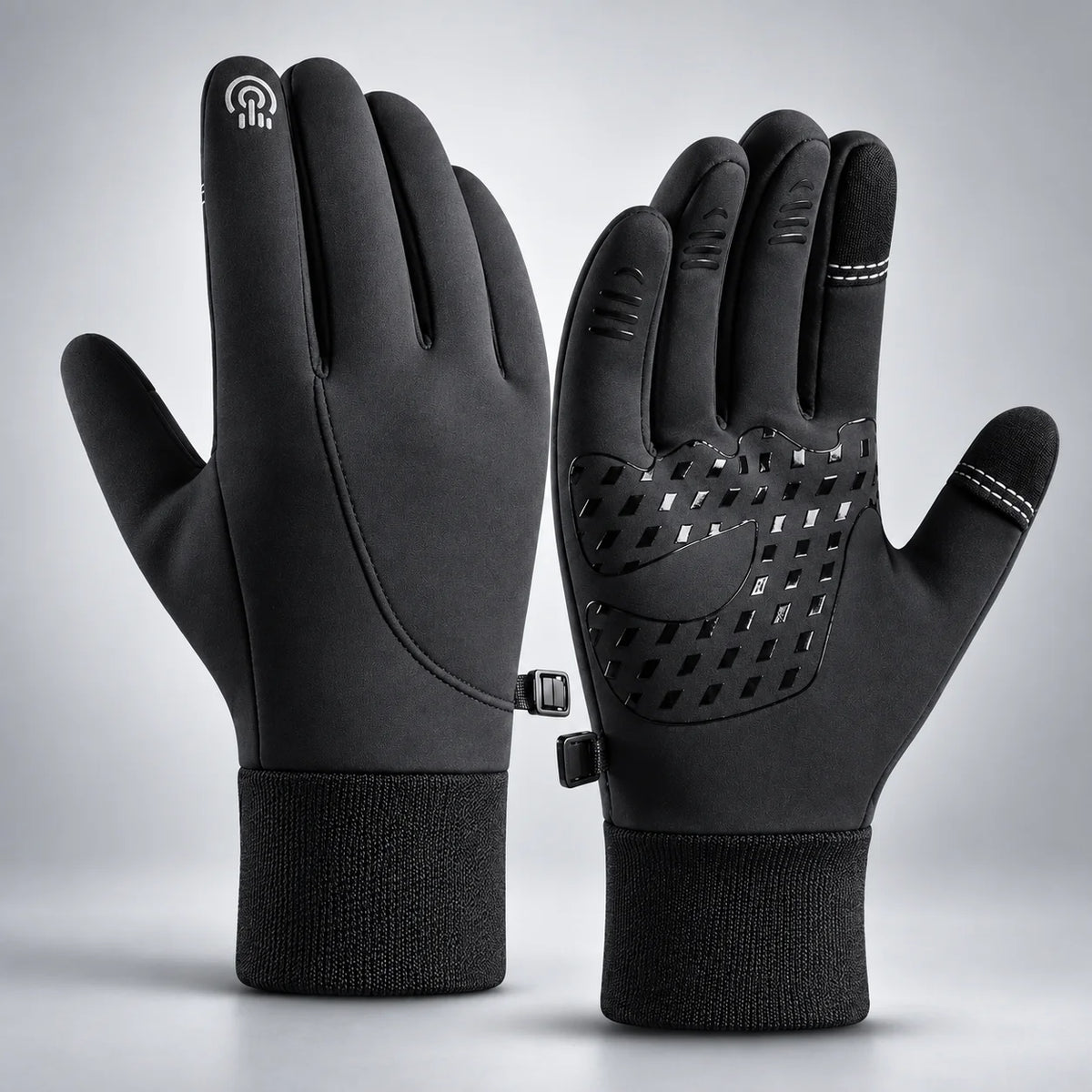 **RedlineWall™ Thermal Grip Gloves – Rękawiczki Termiczne Touchscreen**